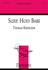 Sleep Holy Babe SATB choral sheet music cover